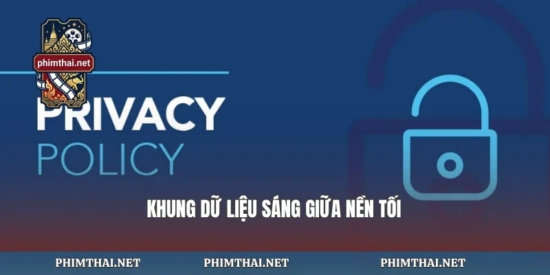 Khung dữ liệu sáng giữa nền tối